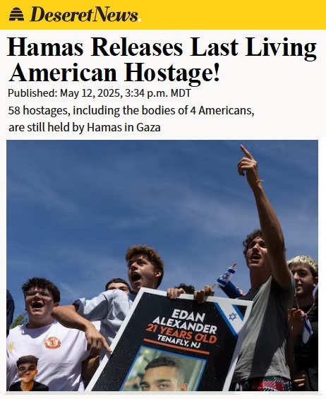 Hamas Releases Last Living American Hostage