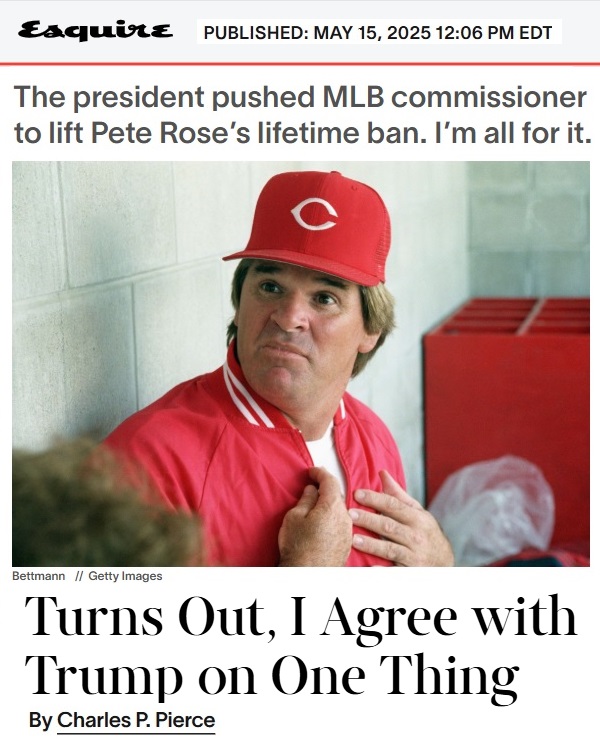 Trump Tells MLB Commissioner