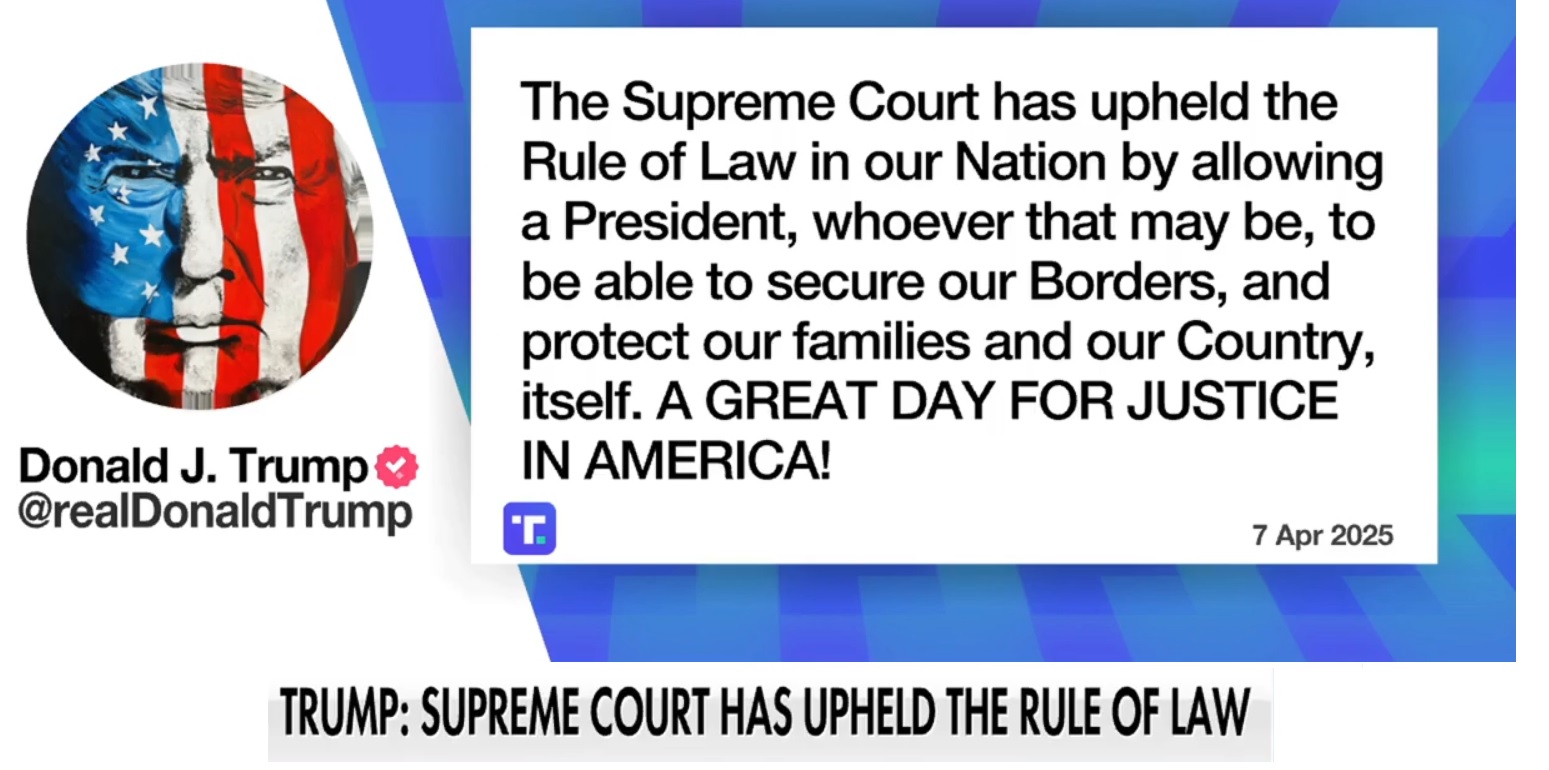 Trump Truth Social Post